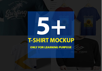 T-Shirt Mockup Bundle 09